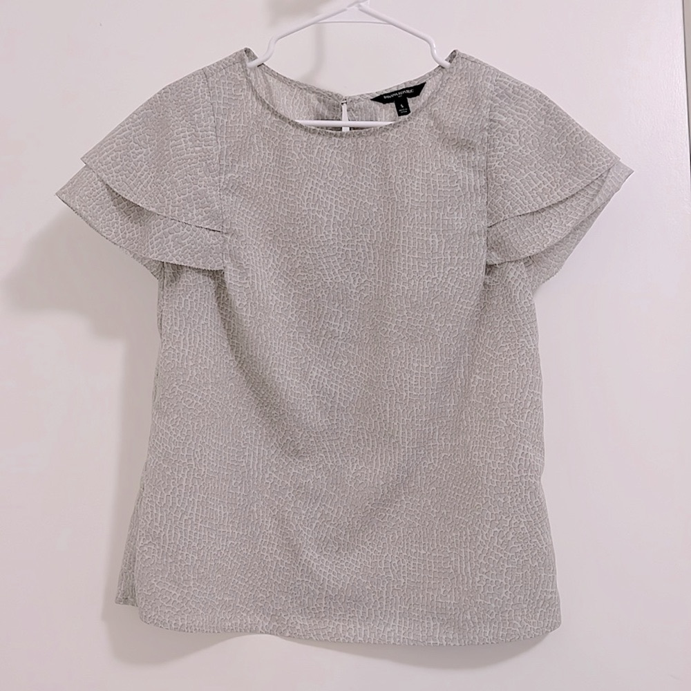 Banana Republic Flutter Sleeve Top Size Small